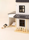Wooden Doll House Outdoor Furniture & Accessories (8 pcs)