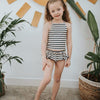 Baby/Kid's UPF50+ Swim Top | Navy Stripe