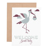 Stork Sweet Baby Greeting Card