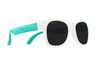90210 White & Teal Junior Sunglasses