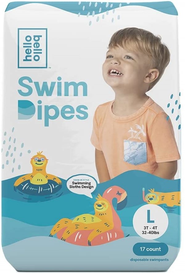 Hello Bello™ Jumbo Swim Diapers – Size 3T-4T – 17 (English