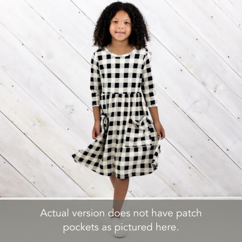 Buffalo check baby clearance dress