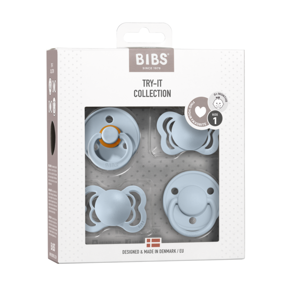 BIBS Try-It Collection Baby Blue Mike Jojo Baby Boutique