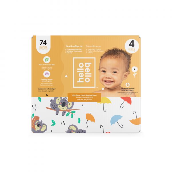 Hello Bello™ Diapers – Club Pack – Size 4 (22-37 lbs) – 74 ct