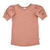 Baby/Kid's Puffed Sleeve Top | Terracotta