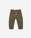 Button Jogger Pant Army