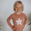 Baby/Kid's Bamboo/Cotton 'Little & Brave' Pullover | Terracotta