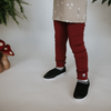 Baby/Kid's Bamboo/Cotton Leggings | Cranberry