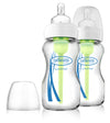 9 oz/270 ml Options Wide-Neck Glass Bottle, 2-Pack