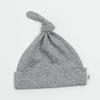 Organic Cotton Everyday Top Knot Hat Grey