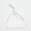 Organic Cotton Everyday Top Knot Hat White
