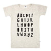 Baby/Kid's Bamboo/Cotton 'ABCS' T-Shirt | Ash