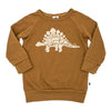 Baby/Kid's Bamboo/Cotton 'Future Paleontologist' Pullover | Umber