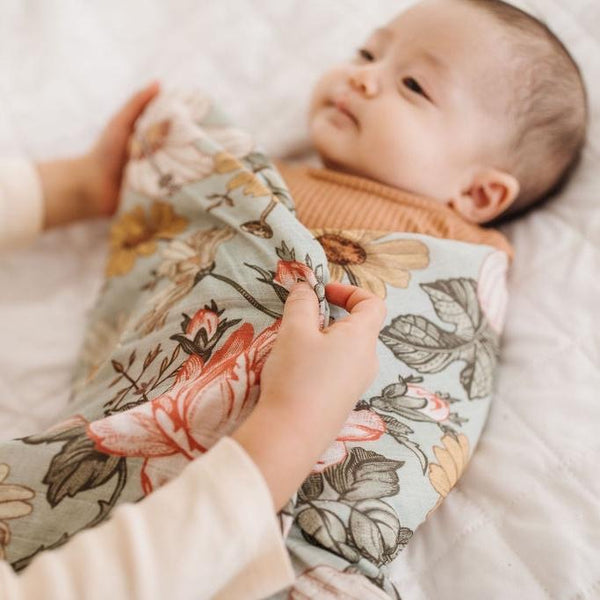 Garden 2025 floral swaddle