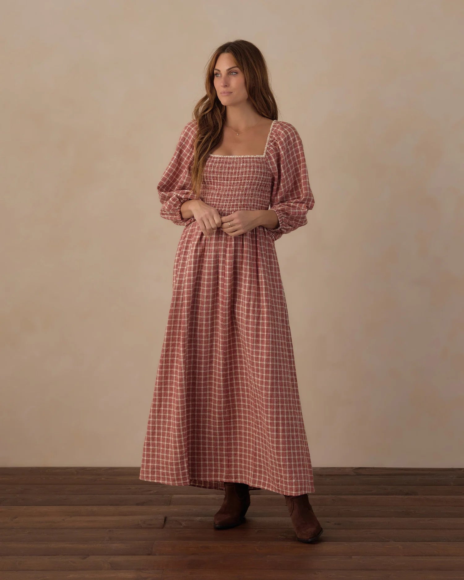 Women's Della Dress Vintage Plaid
