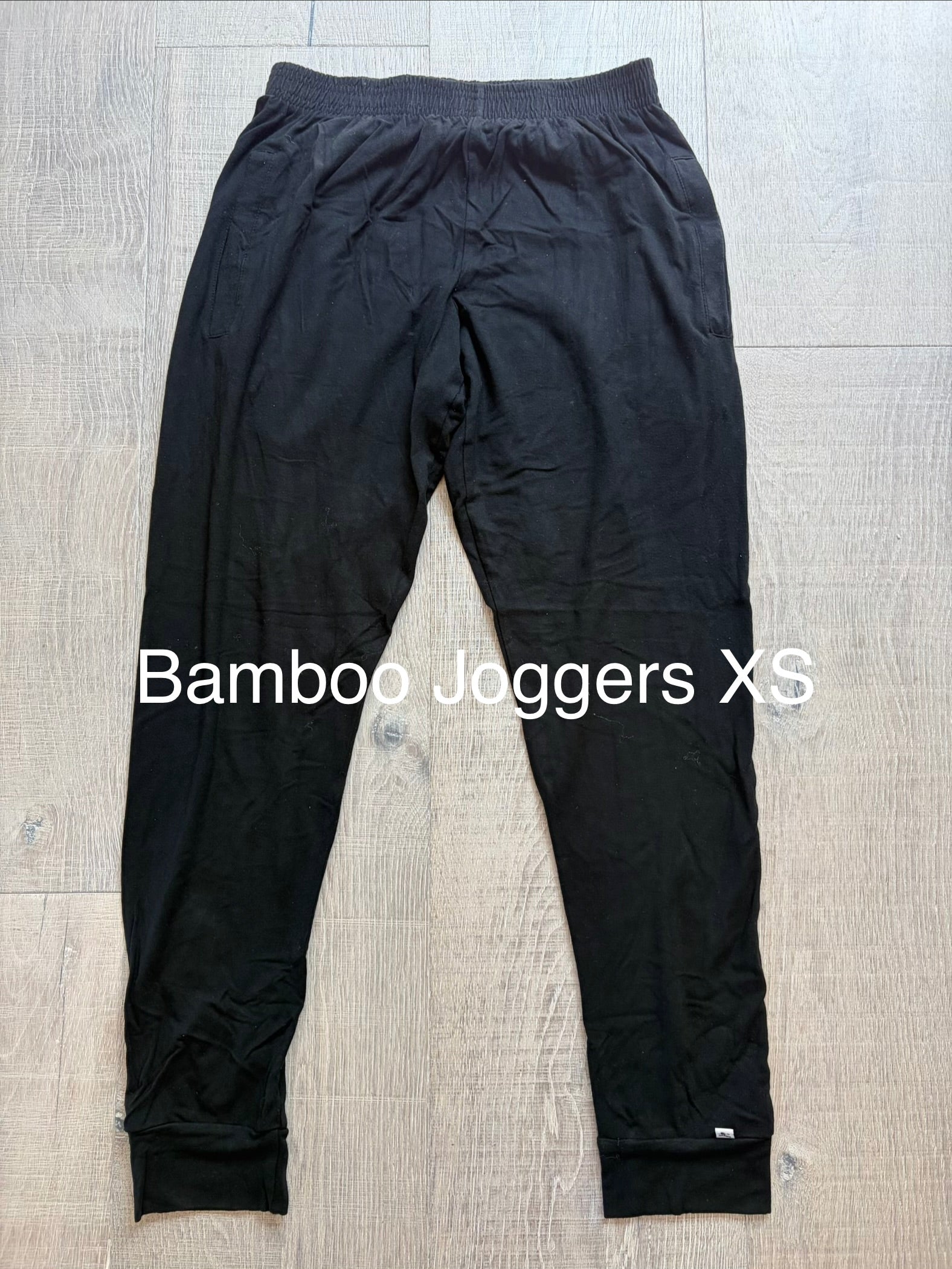 J&L Bamboo Joggers Black XS
