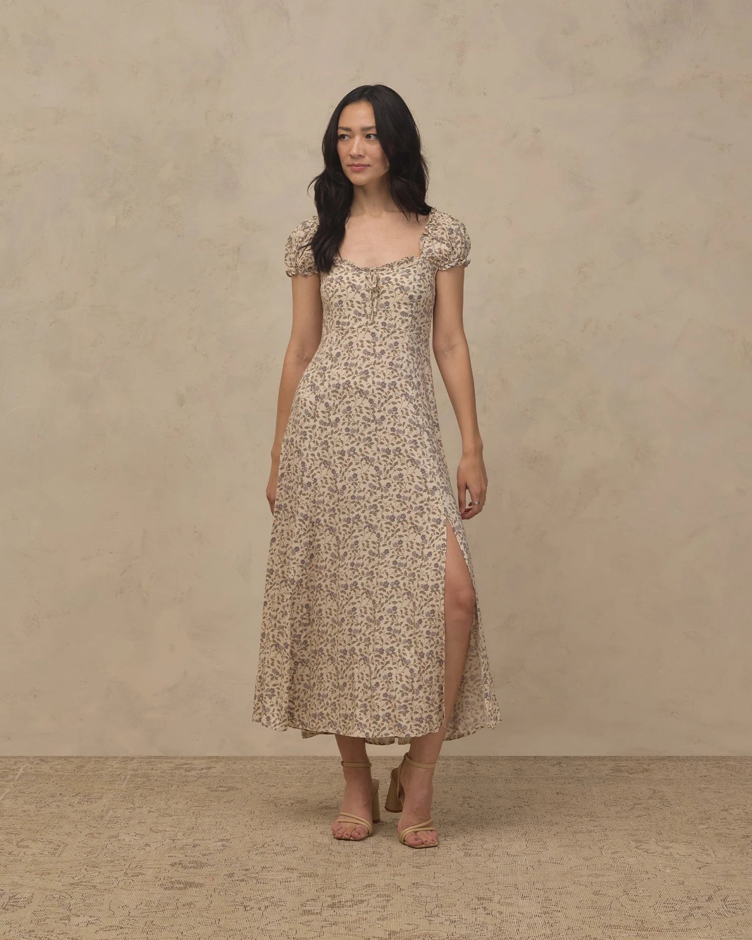 Nancy Dress Blue Garden