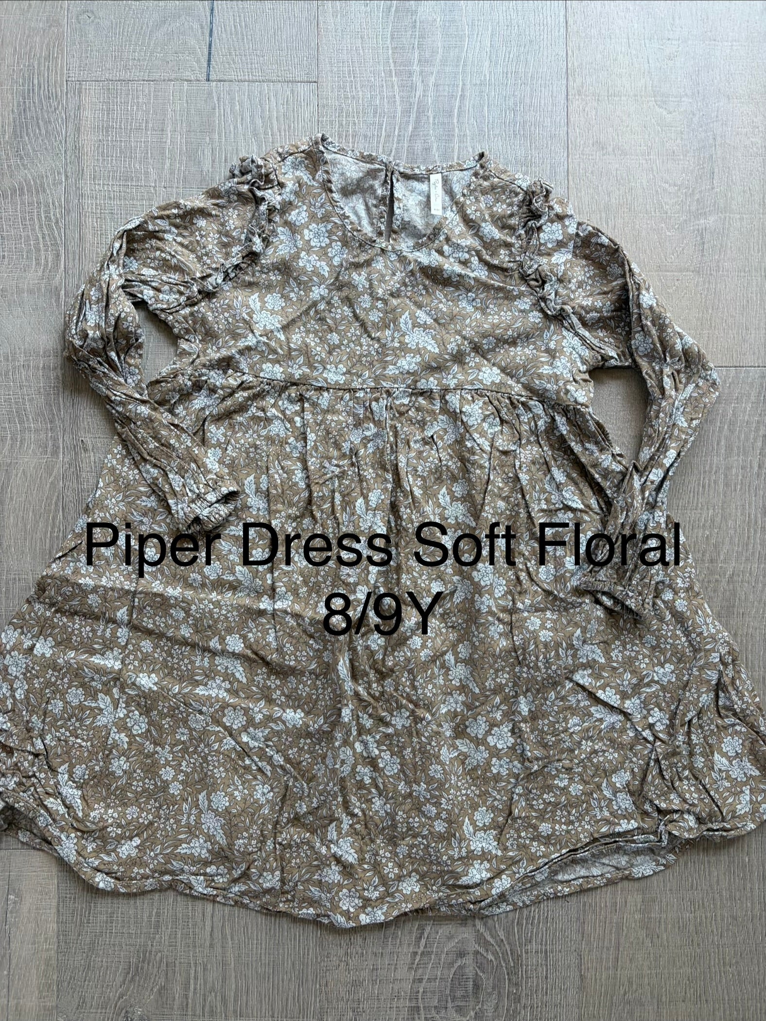 RC Piper Dress Soft Floral 8/9Y