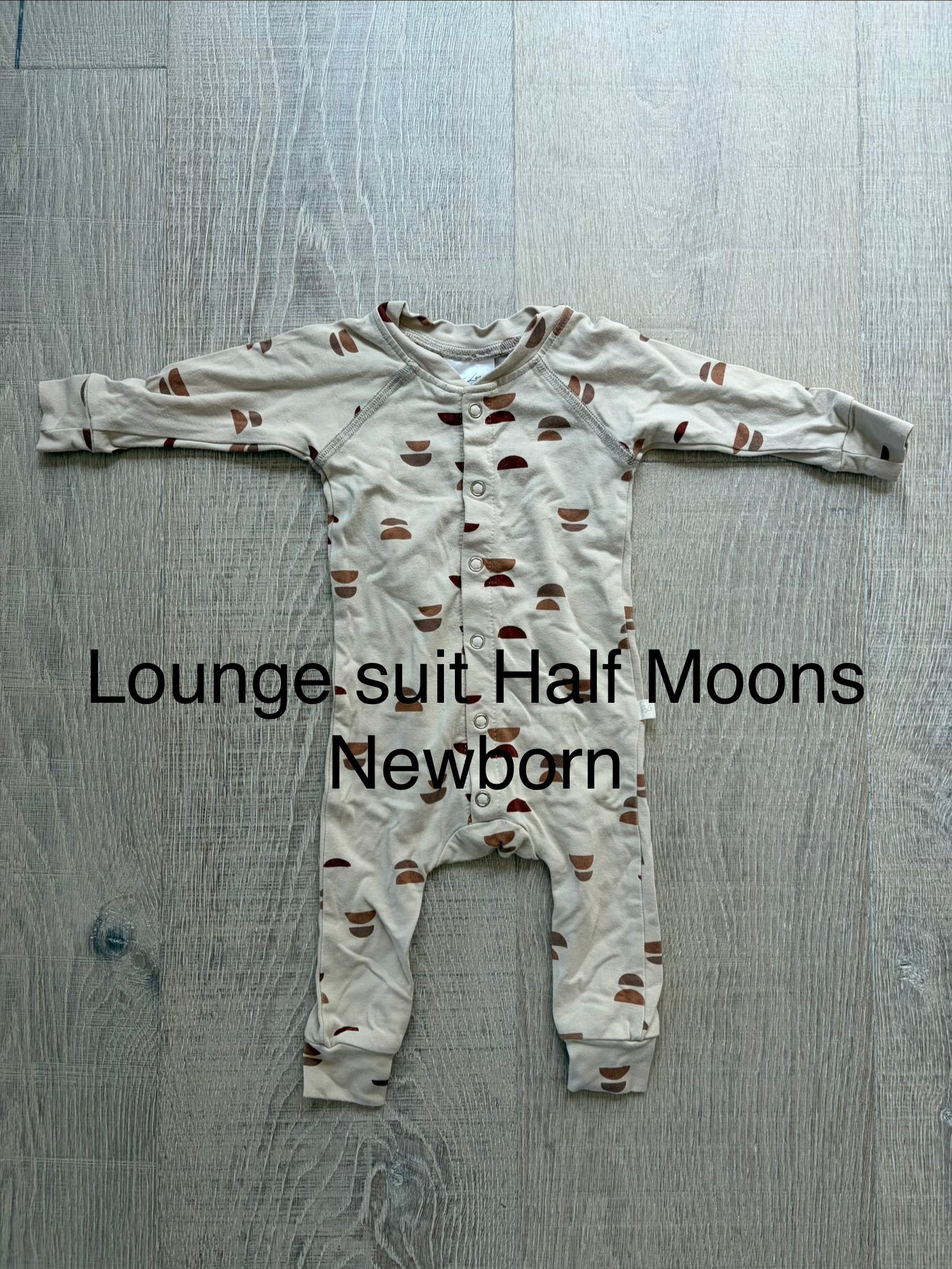 J&L Lounge suit Half Moons Newborn