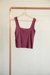 Ladies Square Neck Tank Ruby