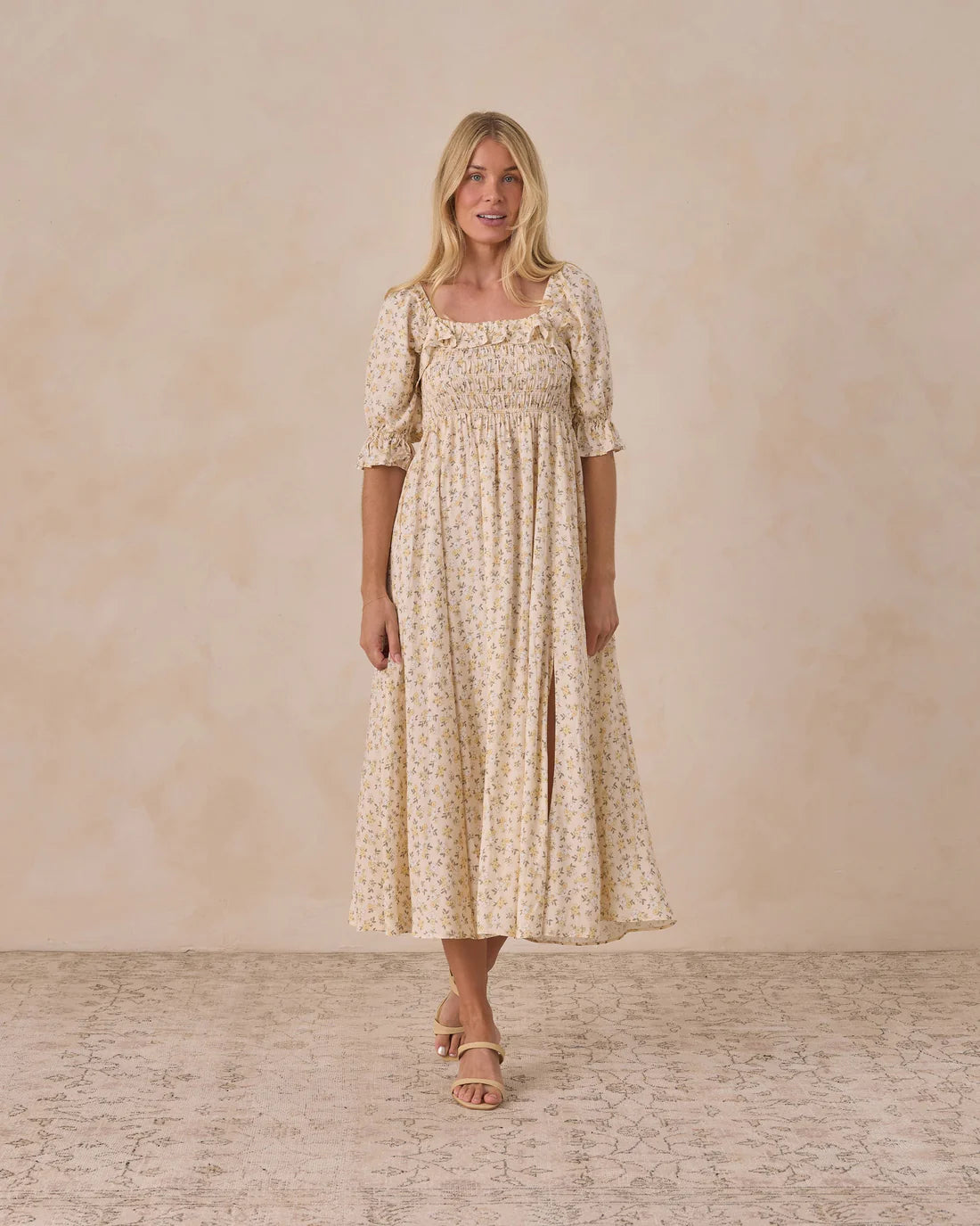 Birdie Dress Lemon Meadow