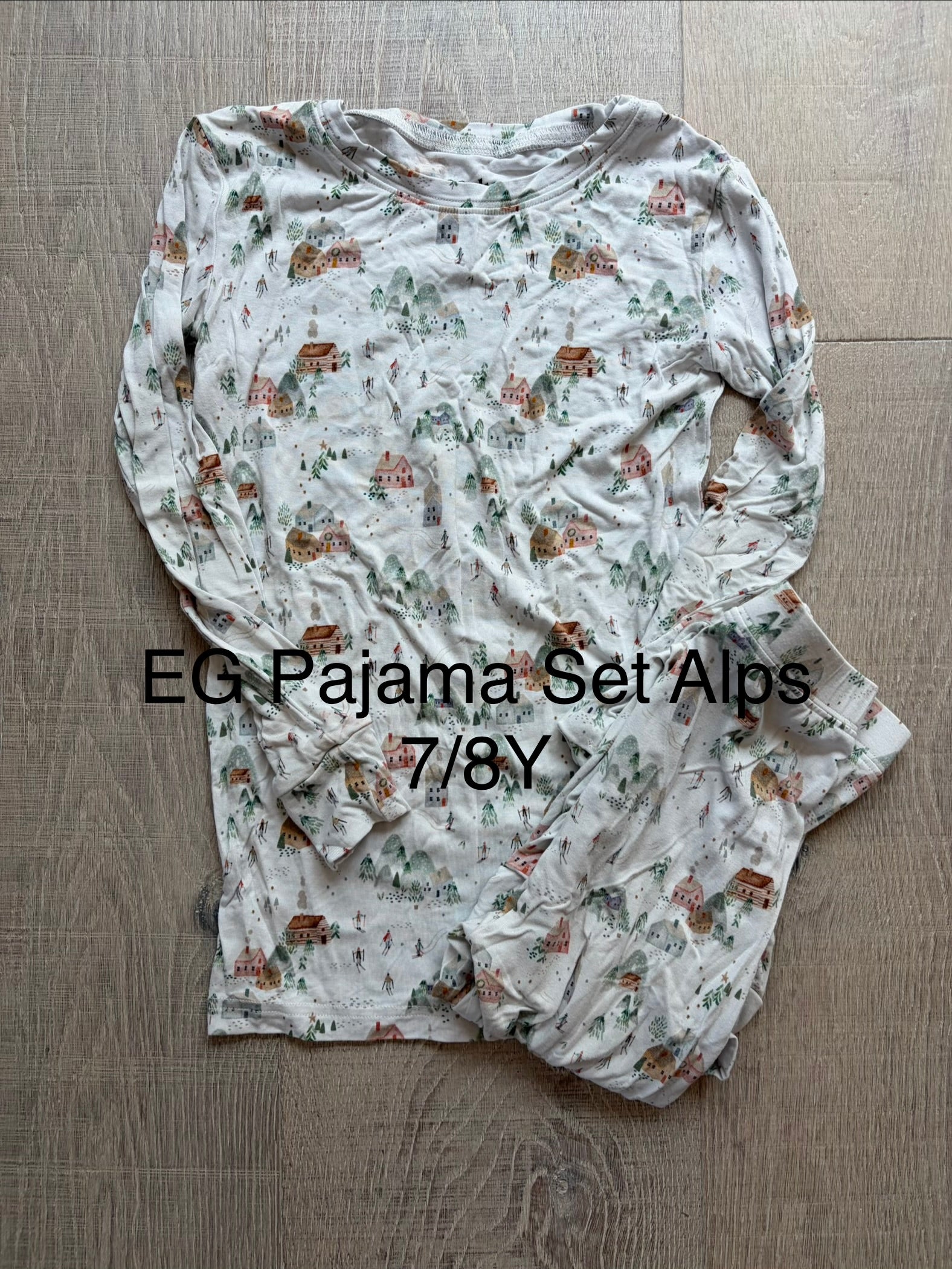 EG Pajama SetAlps 7/8Y