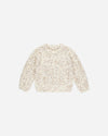 Cable-Knit Sweater Natural Speckle