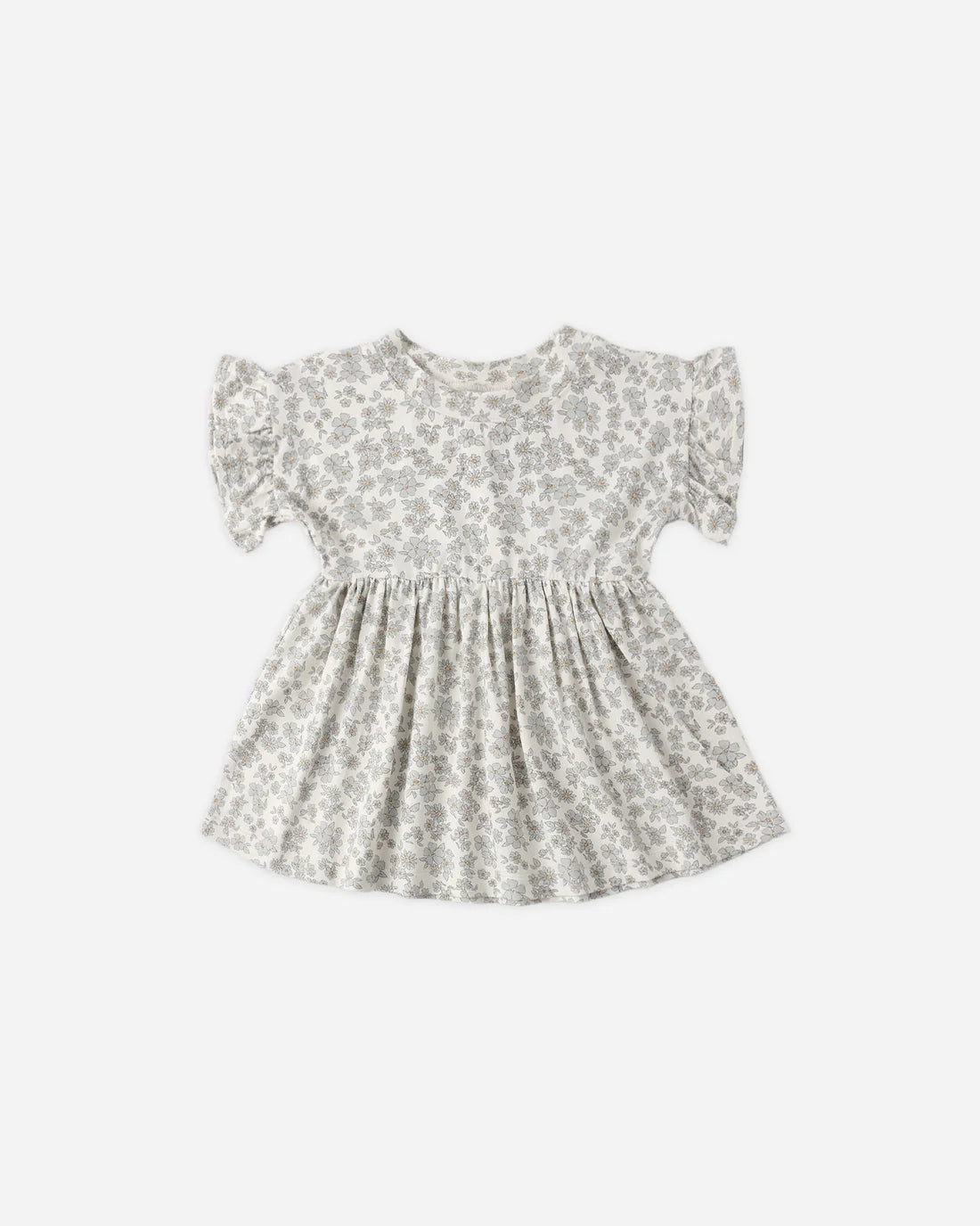 Bamboo Babydoll Dress Blue Floral