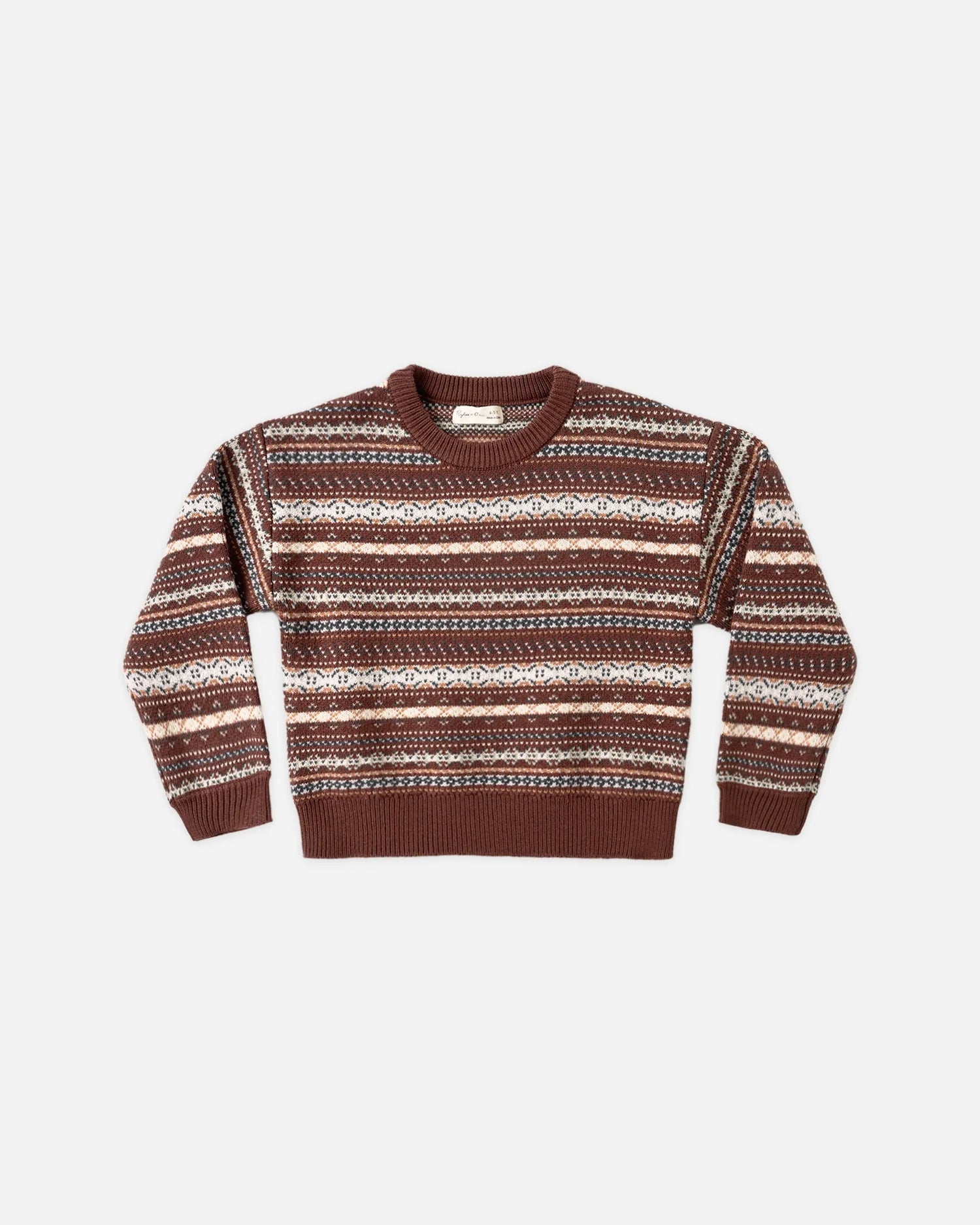 Aspen Sweater Mulberry Multi-Stripe