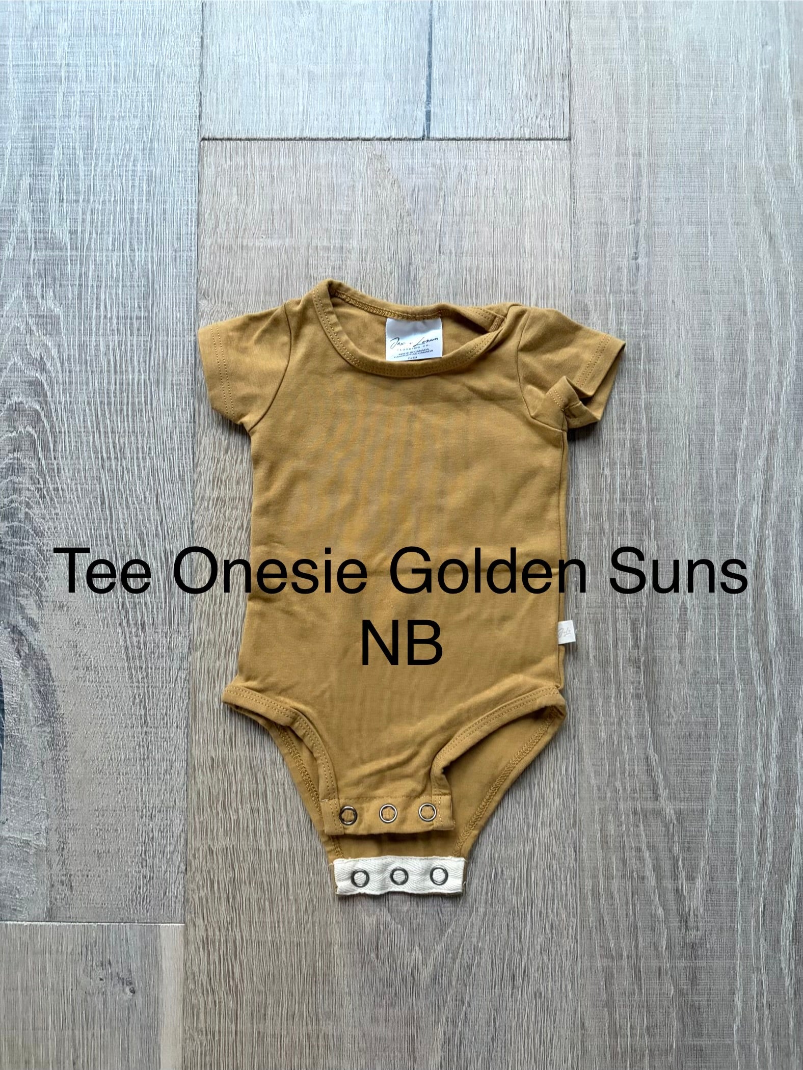 J&L Tee Onesie Golden Suns NB