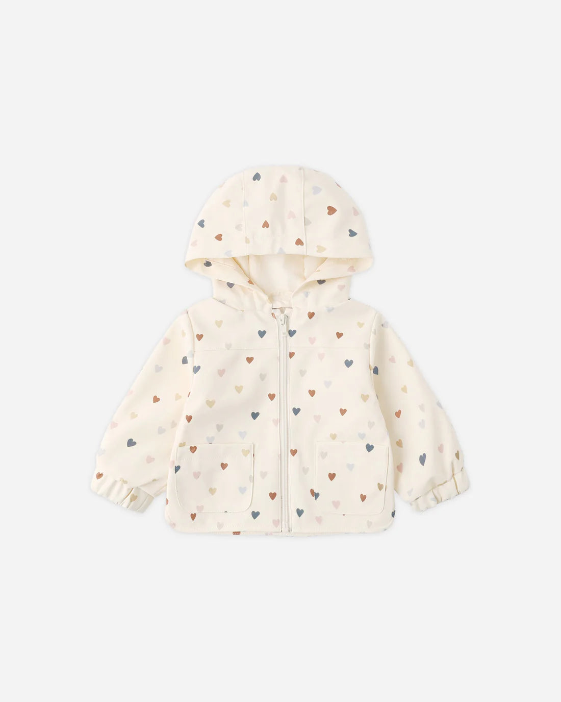 Rain Coat Confetti Heart Small