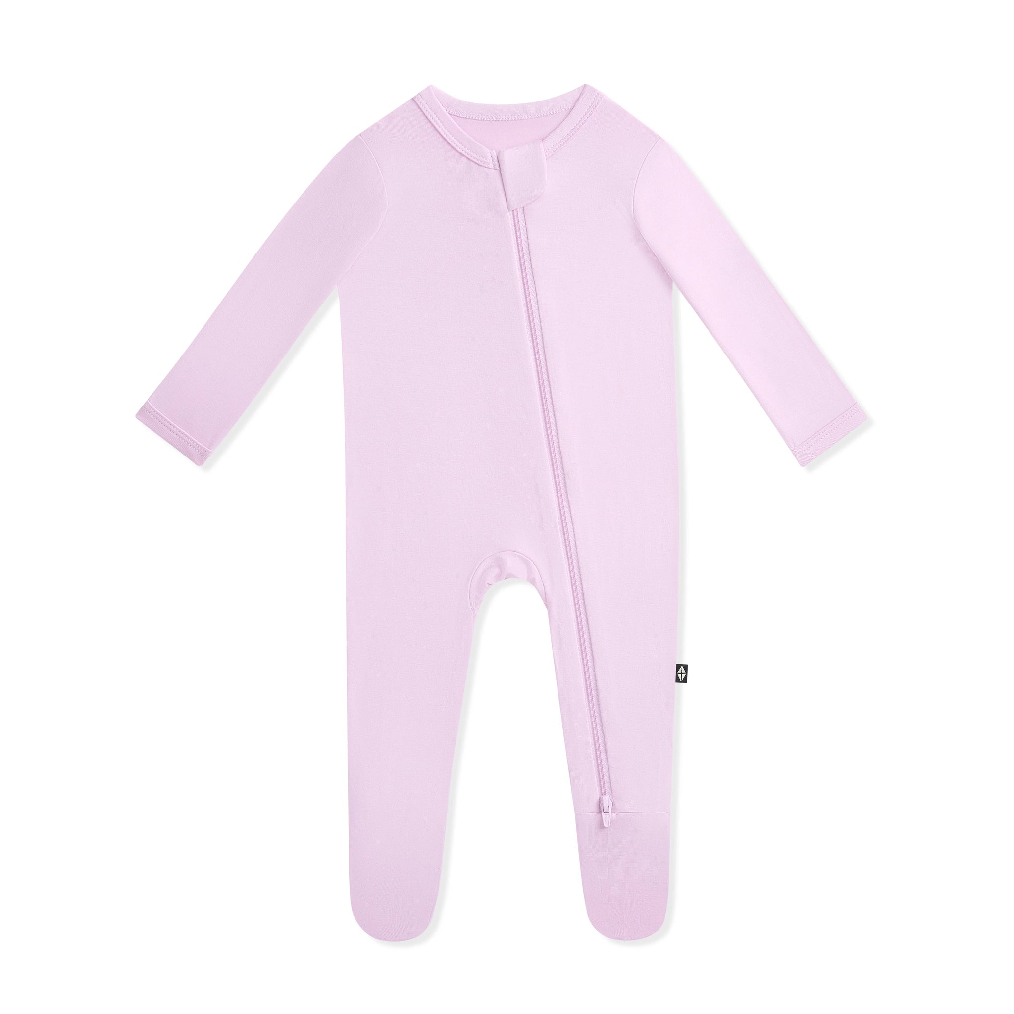 Zippered Footie in Thistle