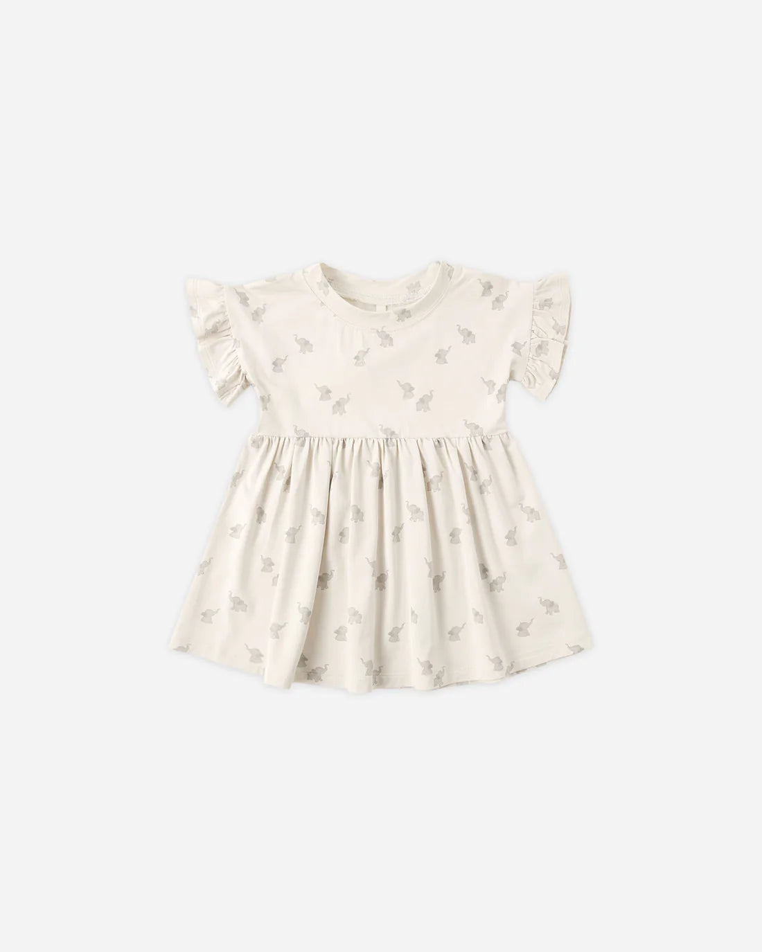 Bamboo Babydoll Dress Elephants