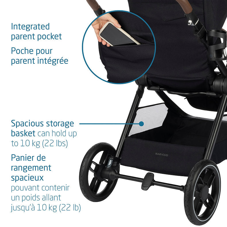 maxi cosi oxford stroller Maxi Cosi Oxford Stroller - Essential Black