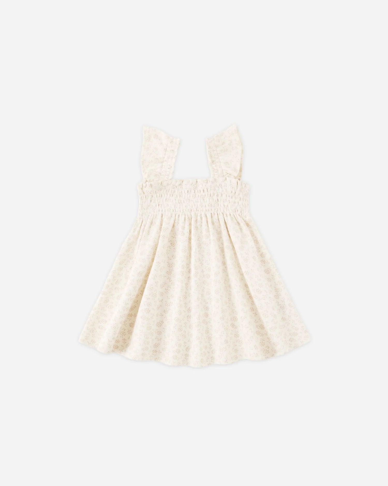 Smocked Jersey Dress Ditsy