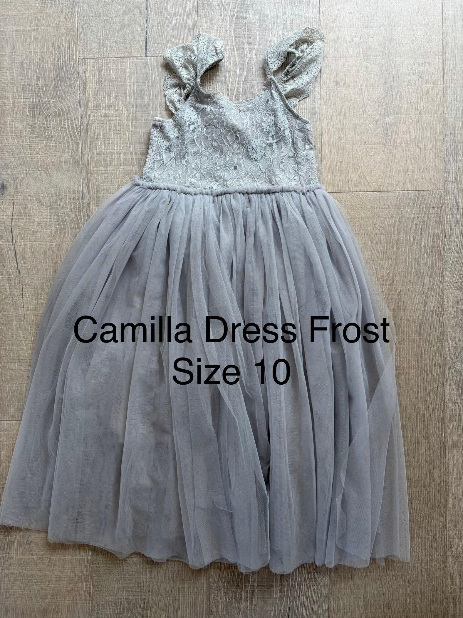 Noralee Camilla Dress Frost Size 10