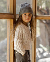 Cable-Knit Sweater Natural Speckle