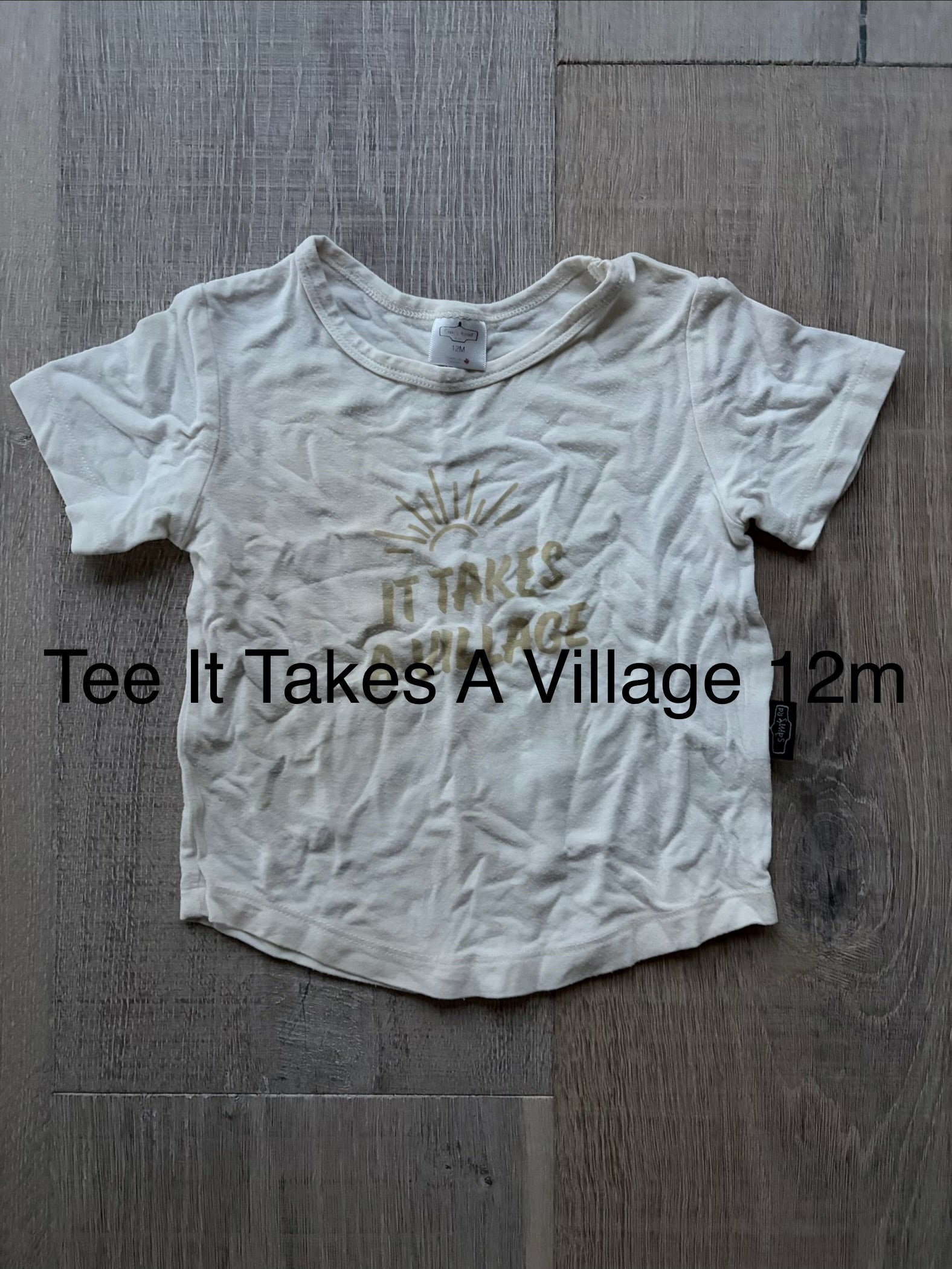 Tee It Takes A Village 12m