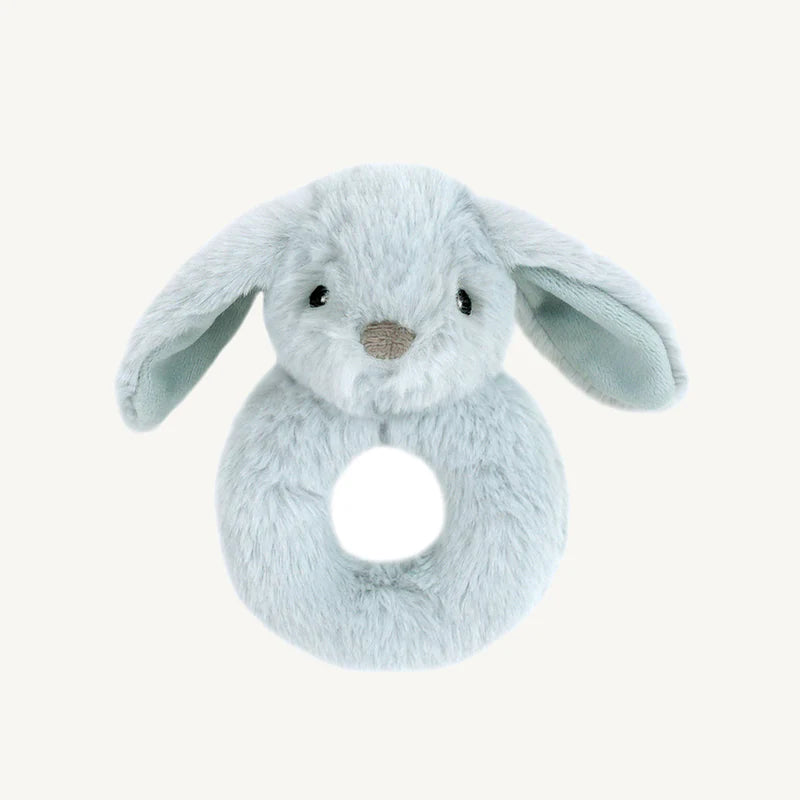 Bunny Blue Plush Rattle