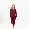 Women's Jogger Set in Burgundy