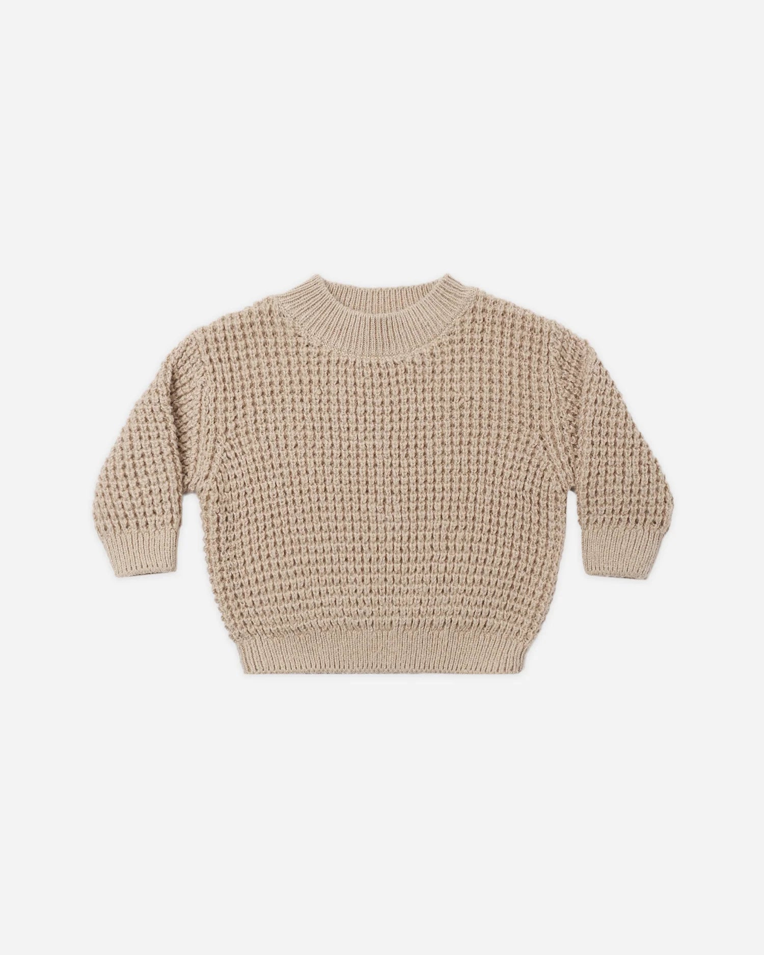 Chunky Knit Sweater Heathered Latte