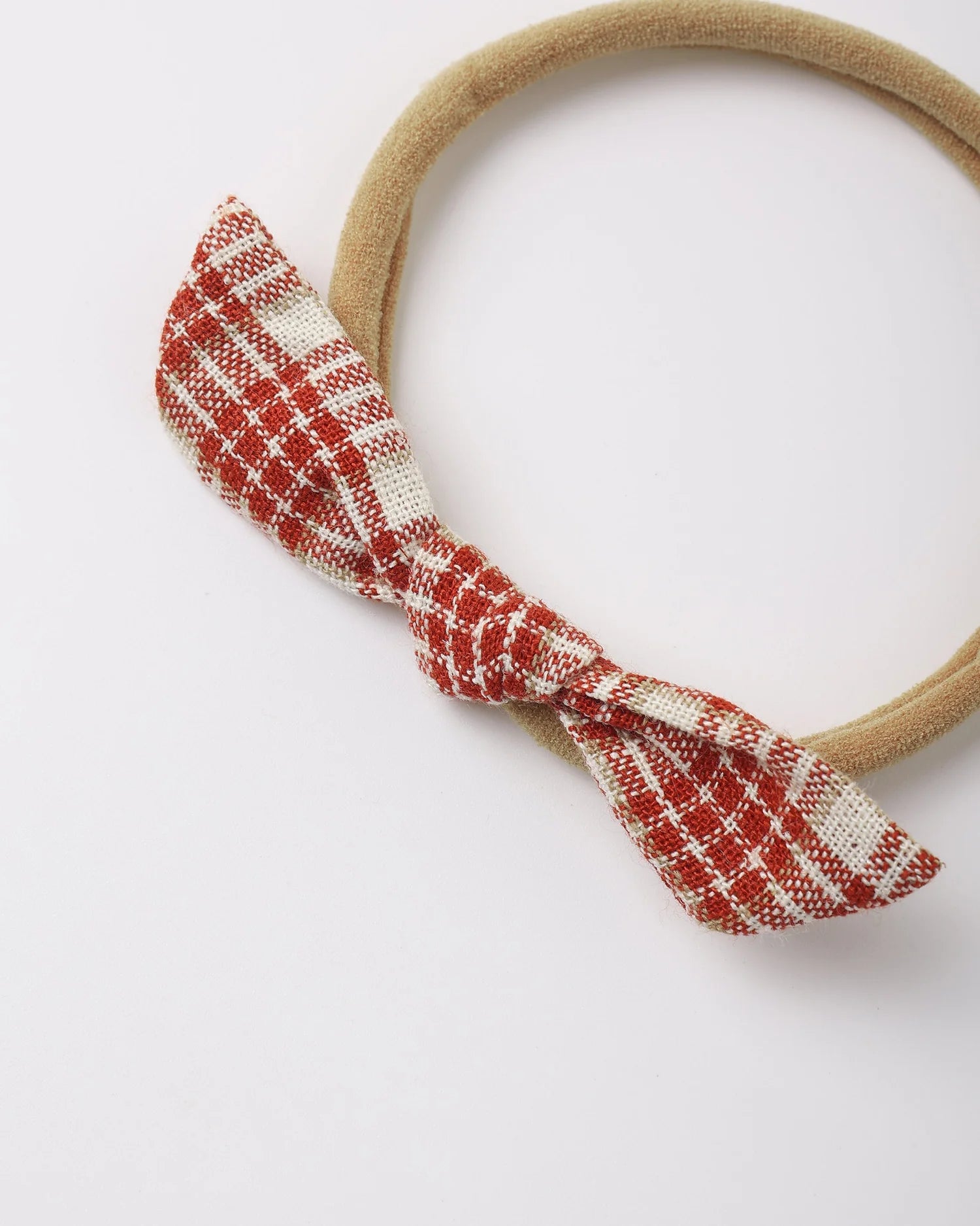 Little Knot Headband Vintage Plaid