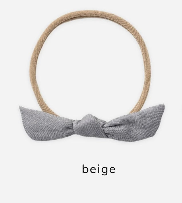 Little Knot Headband Slate