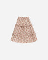 Ruffled Midi Skirt French Garden