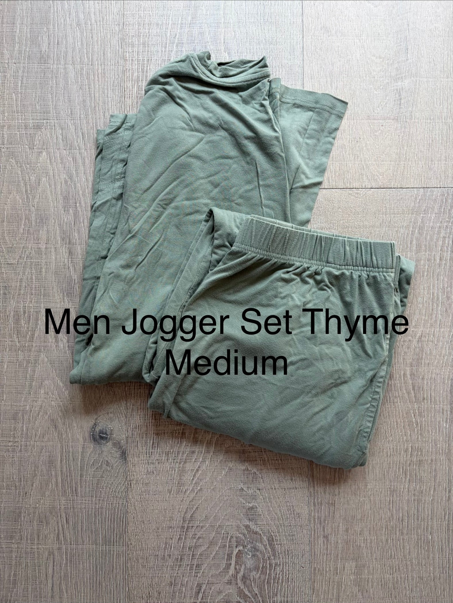 Kyte Men Jogger Set Thyme Medium