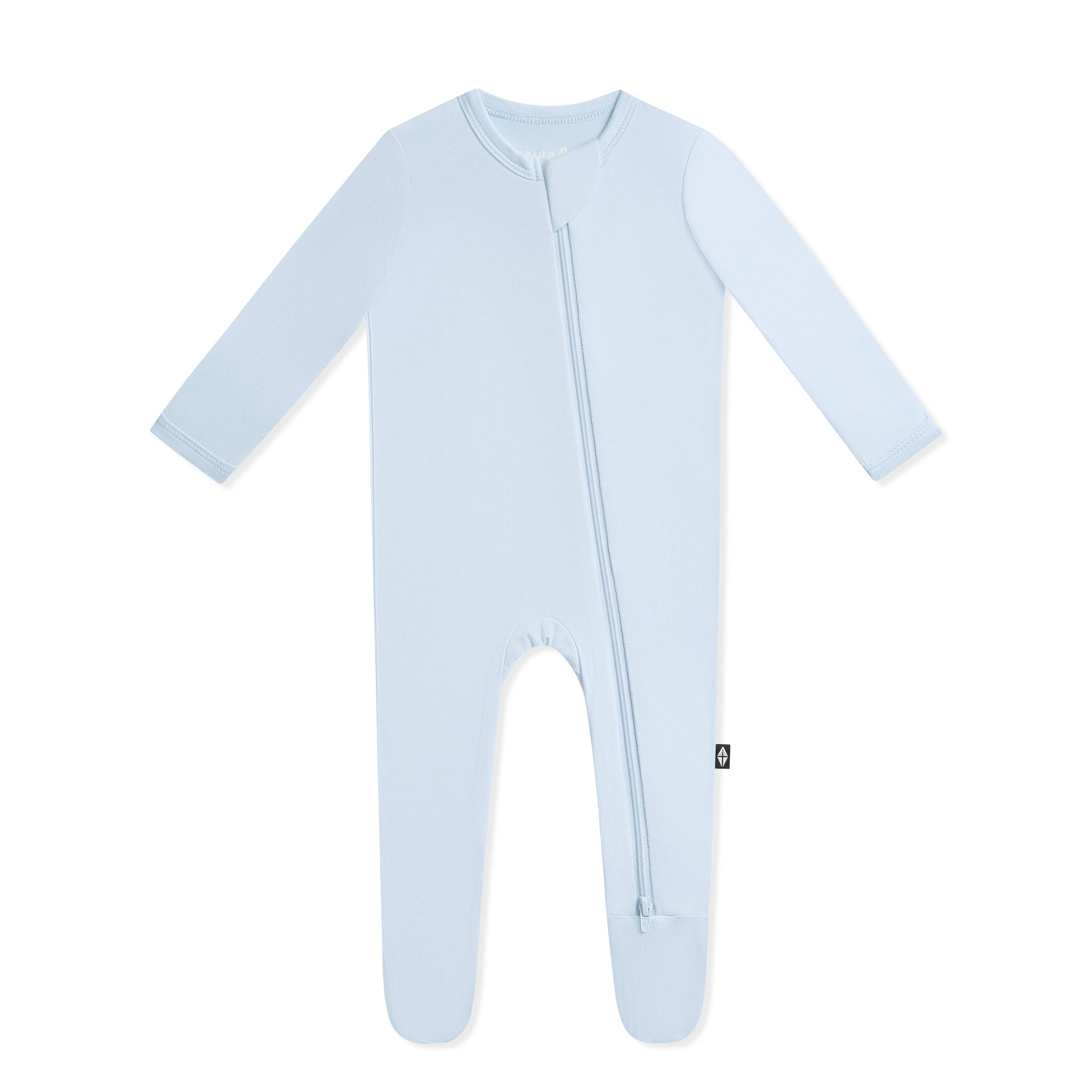 Zippered Footie in Breeze