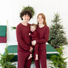 Women's Jogger Set in Burgundy