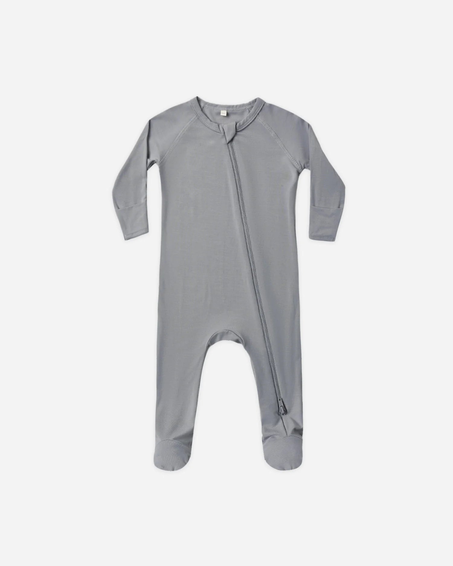 Bamboo Zip Footie Slate