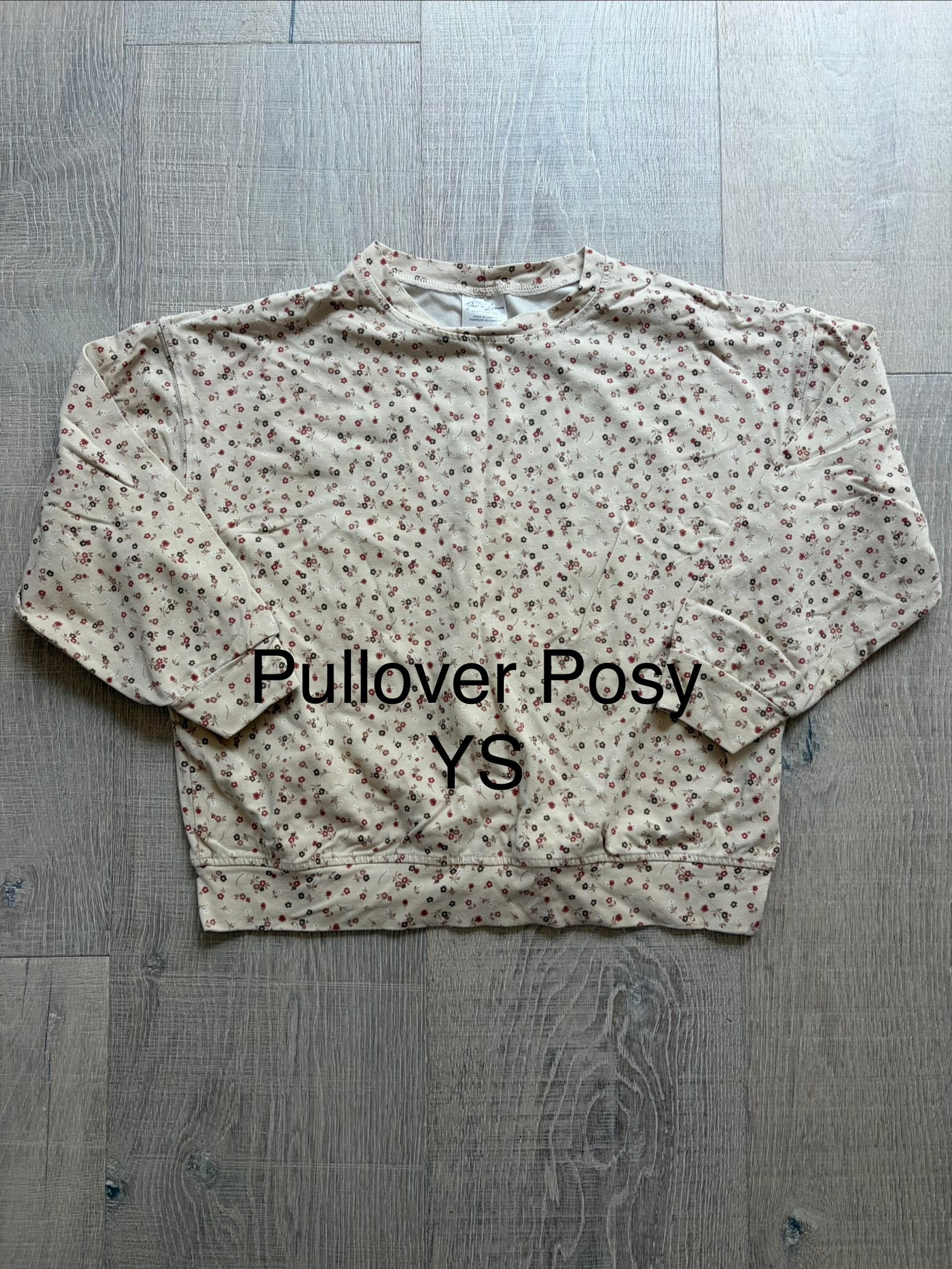 J&L Pullover Posy YS