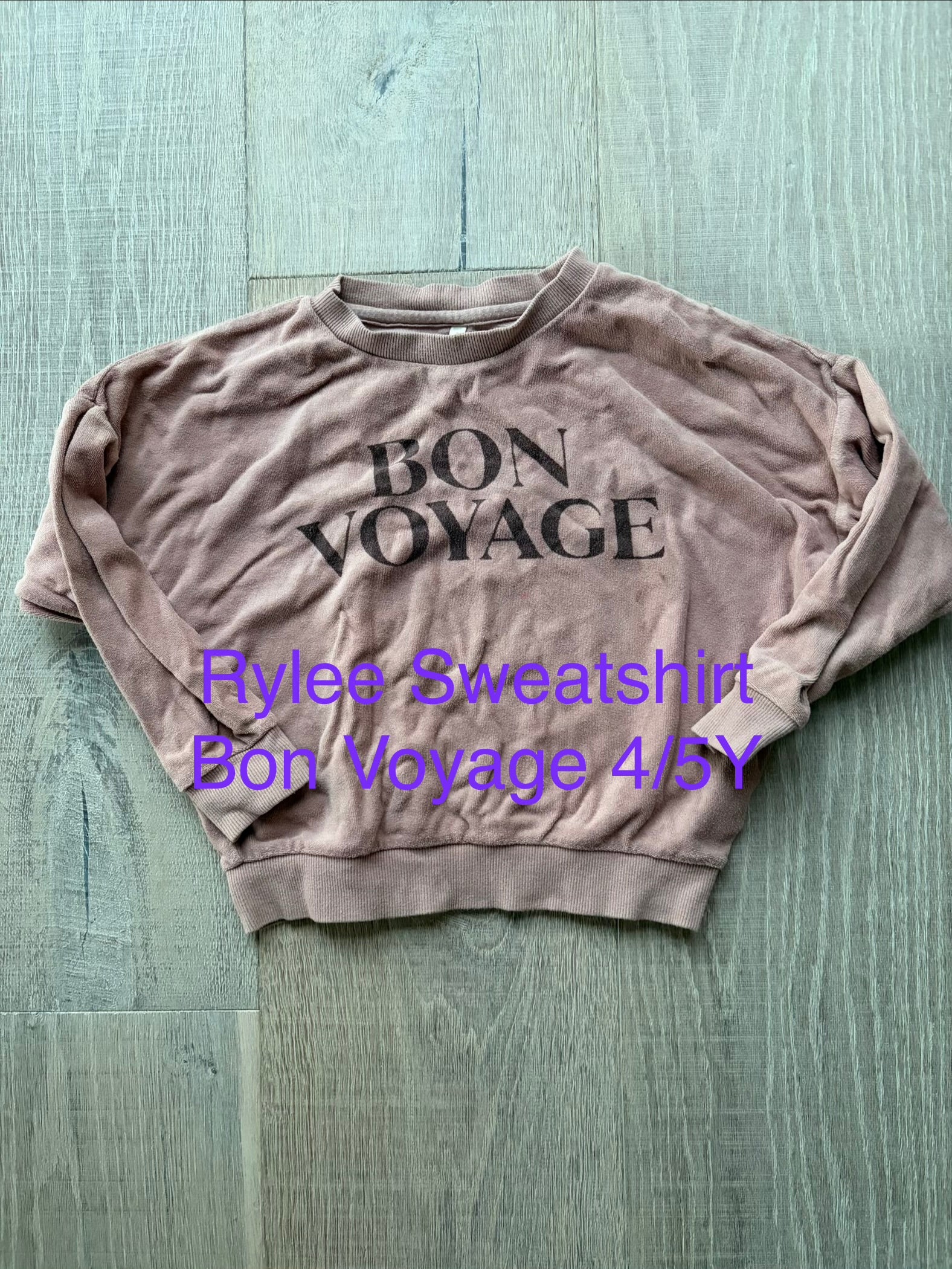 Rylee Sweatshirt Bon Voyage 4/5Y